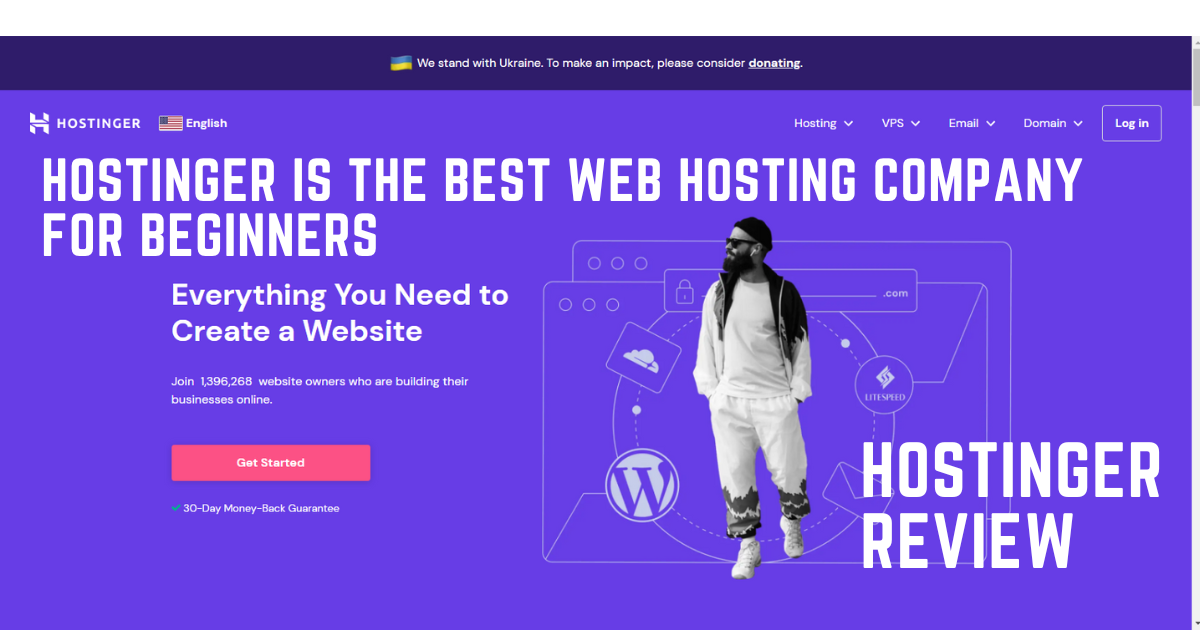 Hostinger Review-Hostinger is the Best Web Hosting Company For Beginners