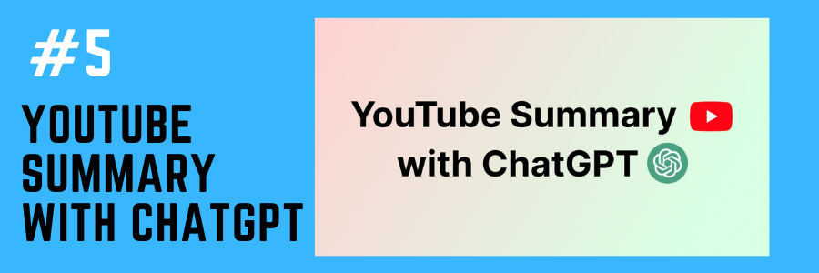 Youtube Summary with ChatGPT Chrome Extension